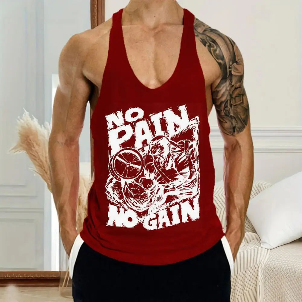 Men's Breathable Racerback Tank Top