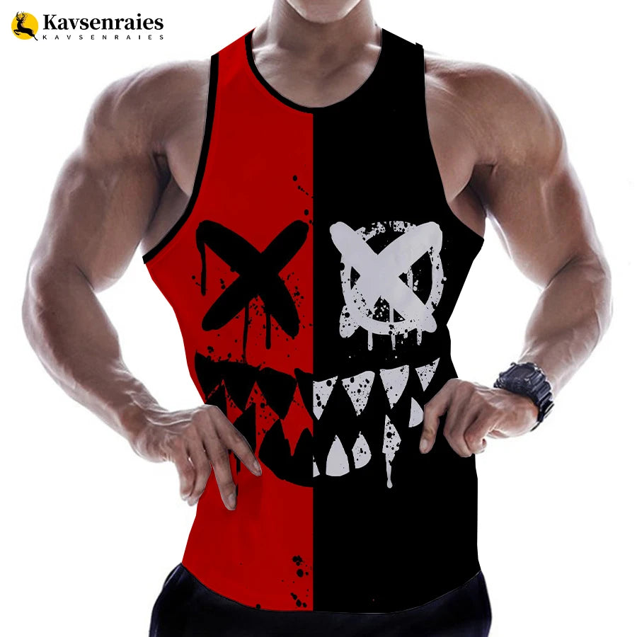 2023 Devil Smile Men's 3D Tank Top