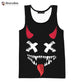 2023 Devil Smile Men's 3D Tank Top